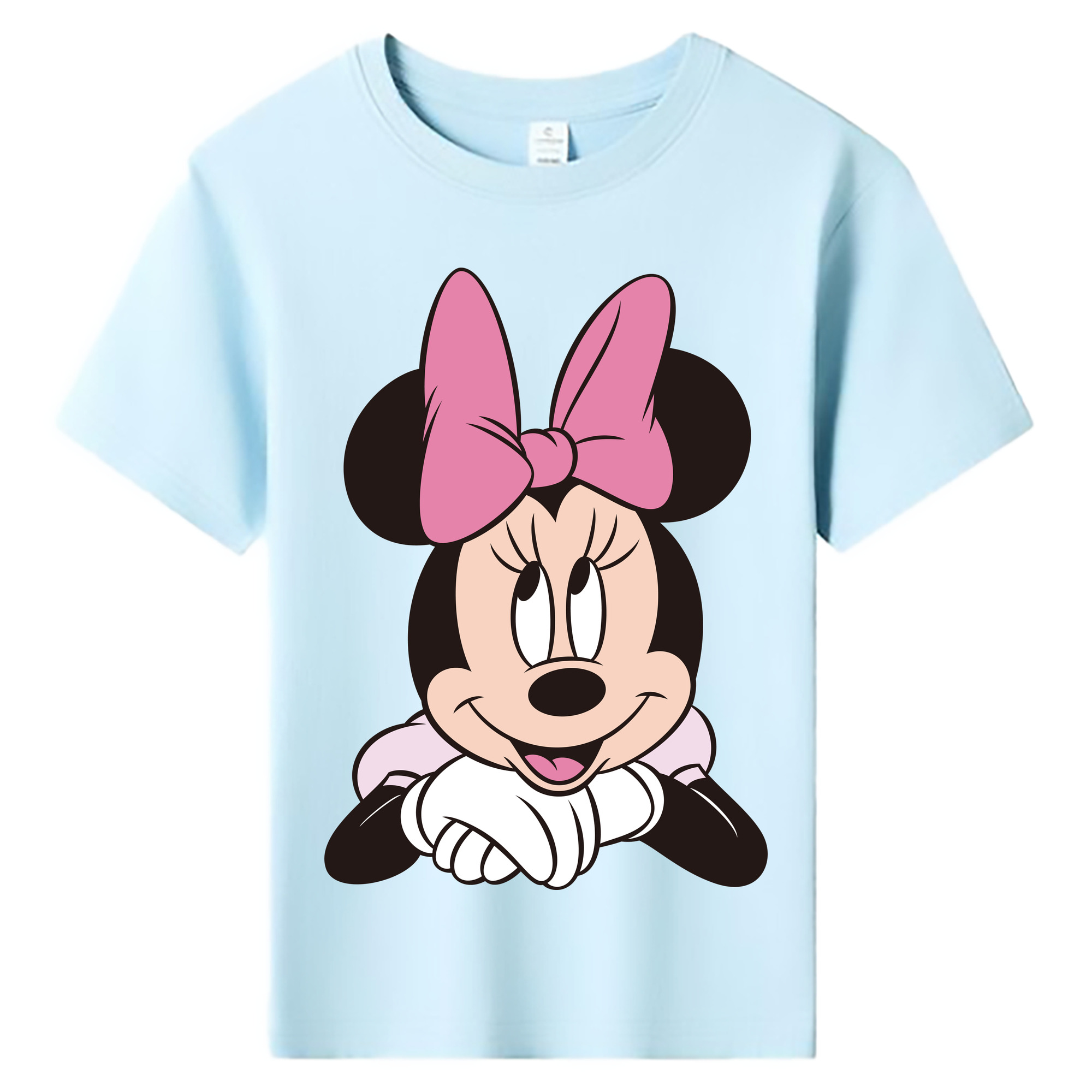 ミッキーマウス Mickey Mouse 綿100％キッズTシャツ（フロントプリント）